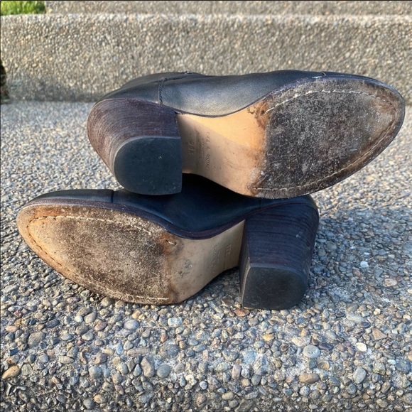 Rag & Bone Harrow Booties Leather Ankle Strap - Picture 11 of 11
